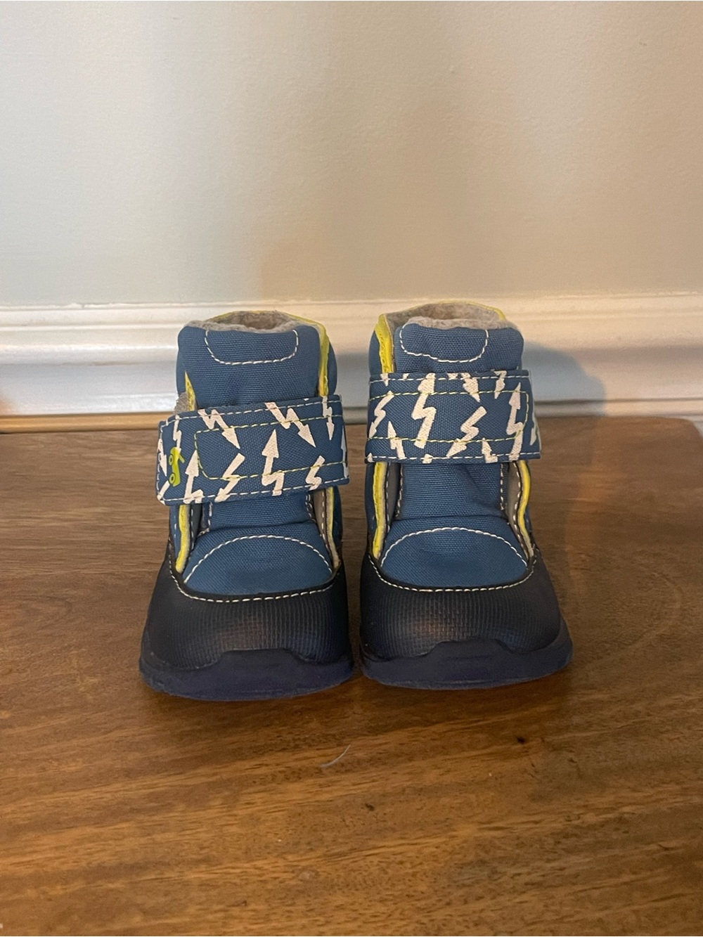 See Kai Run Blue Lightning Insulated Kids Boots